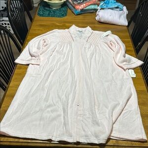 Light Pink Button-Up Dress